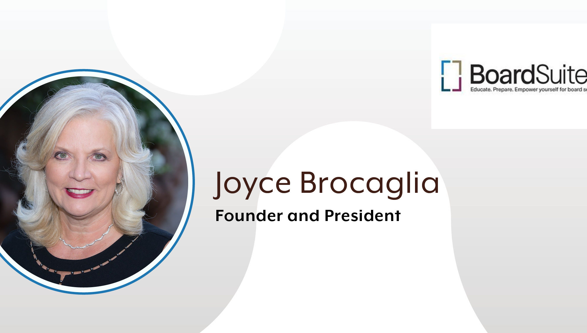 BoardSuited President Joyce Brocaglia