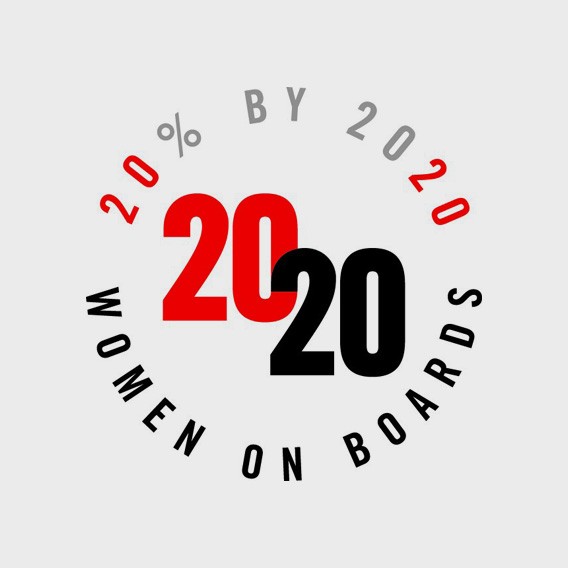 Women on Boards 2020 logo